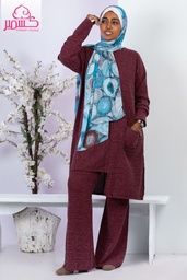 Scarf printed with shades of turquoise 